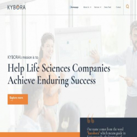 Скриншот главной страницы сайта kybora.com