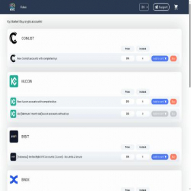 Скриншот главной страницы сайта kyc-market.com