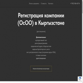 Скриншот главной страницы сайта kyrgyzstanbusiness.ru