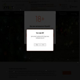 Скриншот главной страницы сайта kyset.com.ua