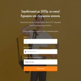 Скриншот главной страницы сайта l.nsdjob.ru