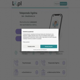 Скриншот главной страницы сайта l4.pl