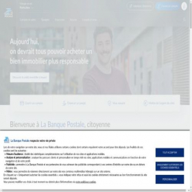 Скриншот главной страницы сайта labanquepostale.fr