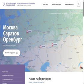 Скриншот главной страницы сайта labsw.ru