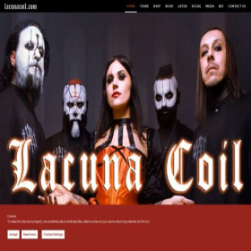 Скриншот главной страницы сайта lacunacoil.it