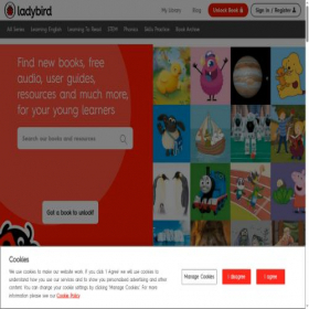 Скриншот главной страницы сайта ladybirdeducation.co.uk