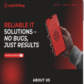 Скриншот главной страницы сайта ladynobug.com