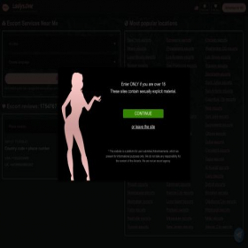 Скриншот главной страницы сайта ladys.one