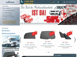Скриншот главной страницы сайта laitovo.de