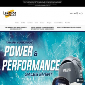 Скриншот главной страницы сайта lakesidemarineandservice.com