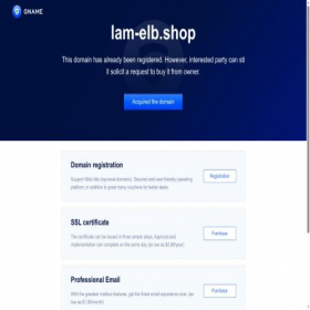 Скриншот главной страницы сайта lam-elb.shop