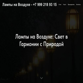 Скриншот главной страницы сайта lampynavozdukhe.ru