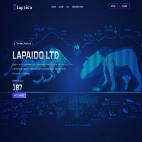 Скриншот главной страницы сайта lapaido.com