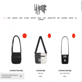 Скриншот главной страницы сайта laroutinemagazine.store