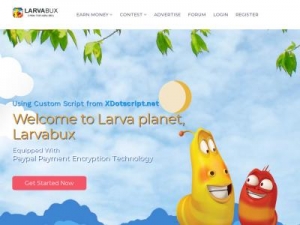 Скриншот главной страницы сайта larvabux.info