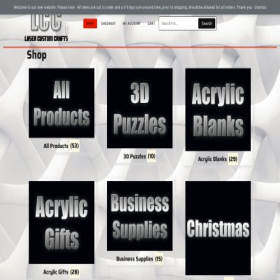 Скриншот главной страницы сайта lasercc.uk