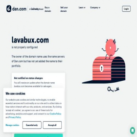 Скриншот главной страницы сайта lavabux.com