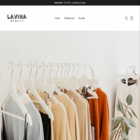 Скриншот главной страницы сайта lavina-berlin.de