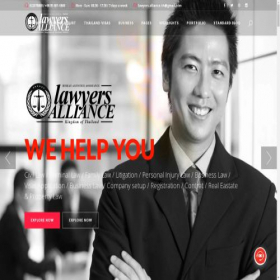 Скриншот главной страницы сайта lawyers-alliance.com