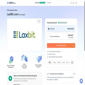 Скриншот главной страницы сайта laxbit.com
