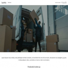 Скриншот главной страницы сайта lazetta.shop