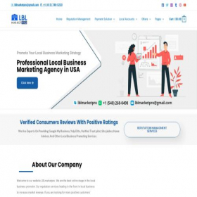 Скриншот главной страницы сайта lblmarketpro.com