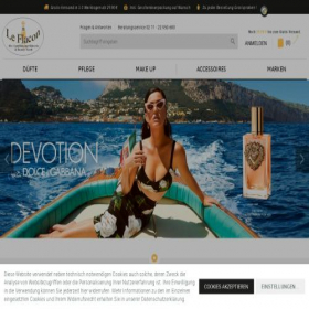 Скриншот главной страницы сайта le-flacon.com