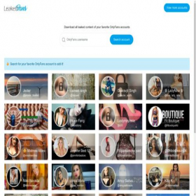 Скриншот главной страницы сайта leakedfans.org
