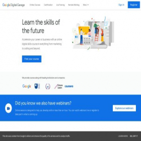 Скриншот главной страницы сайта learndigital-staging.withgoogle.com