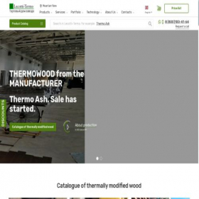 Скриншот главной страницы сайта lecotti-termo.ru