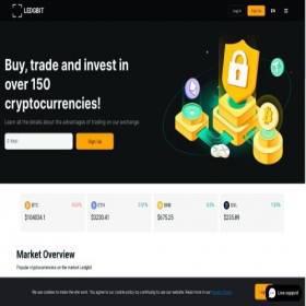 Скриншот главной страницы сайта ledgbit.com
