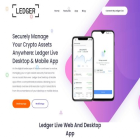 Скриншот главной страницы сайта ledgerlive-desktop.com