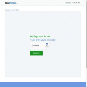 Скриншот главной страницы сайта ledyshop.com