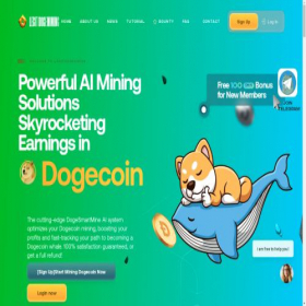 Скриншот главной страницы сайта legitdogemining.com