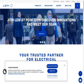 Скриншот главной страницы сайта lem.com