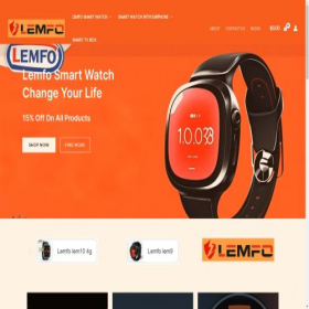 Скриншот главной страницы сайта lemfo.net