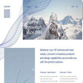 Скриншот главной страницы сайта lencom.online