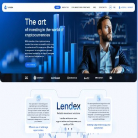 Скриншот главной страницы сайта lendexcompany.com