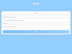 Скриншот главной страницы сайта lendy.lu