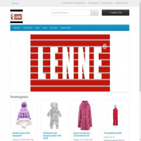 Скриншот главной страницы сайта lennecom.ru