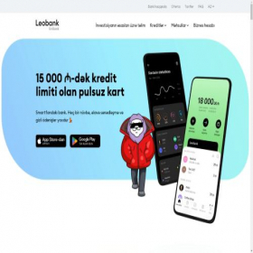 Скриншот главной страницы сайта leobank.az