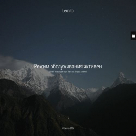 Скриншот главной страницы сайта leonito.ru