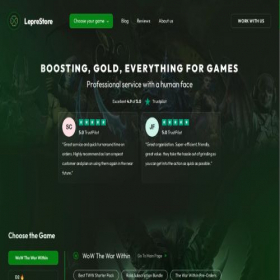 Скриншот главной страницы сайта leprestore.com