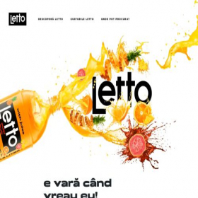 Скриншот главной страницы сайта letto.md