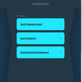 Скриншот главной страницы сайта leveluptrading.ltd