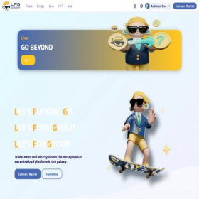 Скриншот главной страницы сайта lfgswap.finance