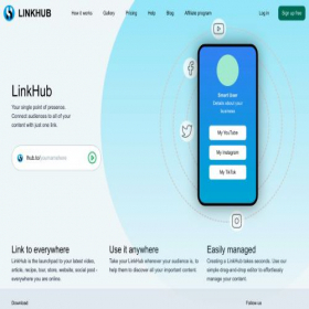 Скриншот главной страницы сайта lhub.to