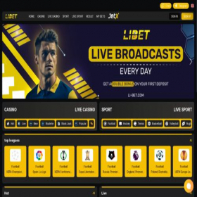 Скриншот главной страницы сайта li-bet.com