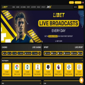 Скриншот главной страницы сайта li-bet.eu