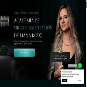 Скриншот главной страницы сайта lianakodz.com